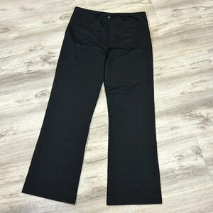 Yogipace Black Flared Leg Performance Yoga Pants / Double Back Pockets / Size XL